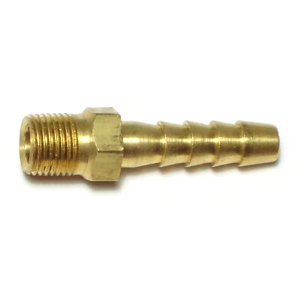Midwest Fastener 1/4" x 1/8MIP Brass Hose Barbs 6PK 66503 - main